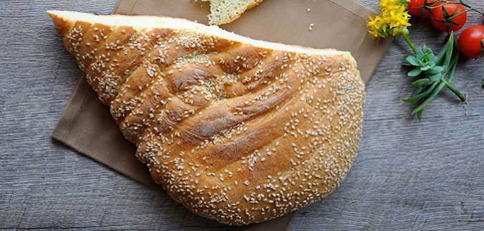 El pan lagana suele comerse en Grecia el primer lunes de Cuaresma